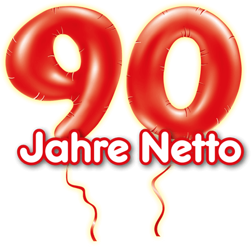 Netto 90 Jahre Logo